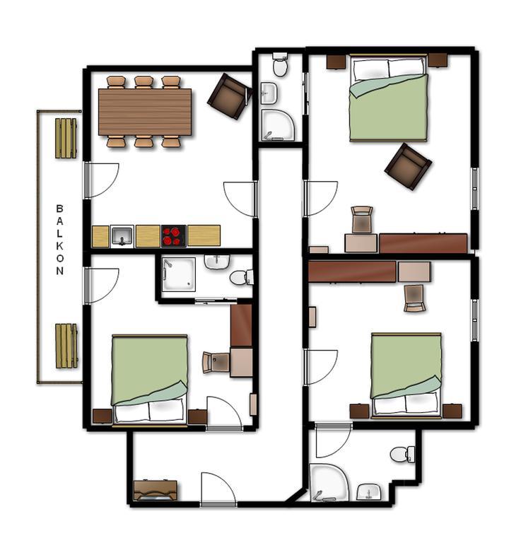 Apartements Richlegghof Filzmoos Phòng bức ảnh